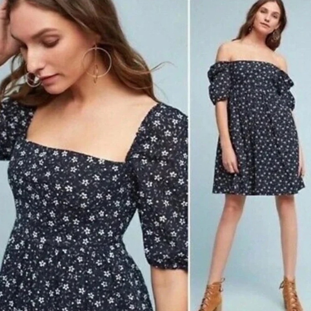 Anthropologie Maeve Lillian Cottagecore Mini Dress